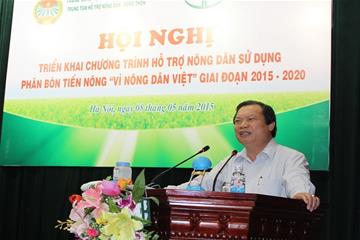 Tiến Nông ra mắt sản phẩm phân bón gắn logo của Trung ương Hội NDVN 